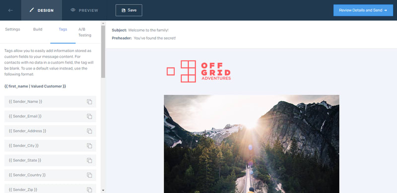 SendGrid Email Tags